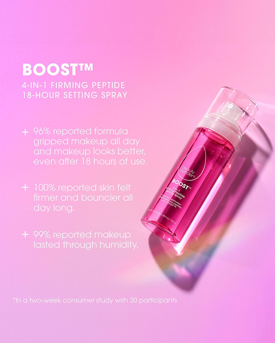 BEAUTYBLENDER MAKE UP SETTING SPRAY BOOST 4-IN-1 MAKE UP SETTING SPRAY 100 ML 5