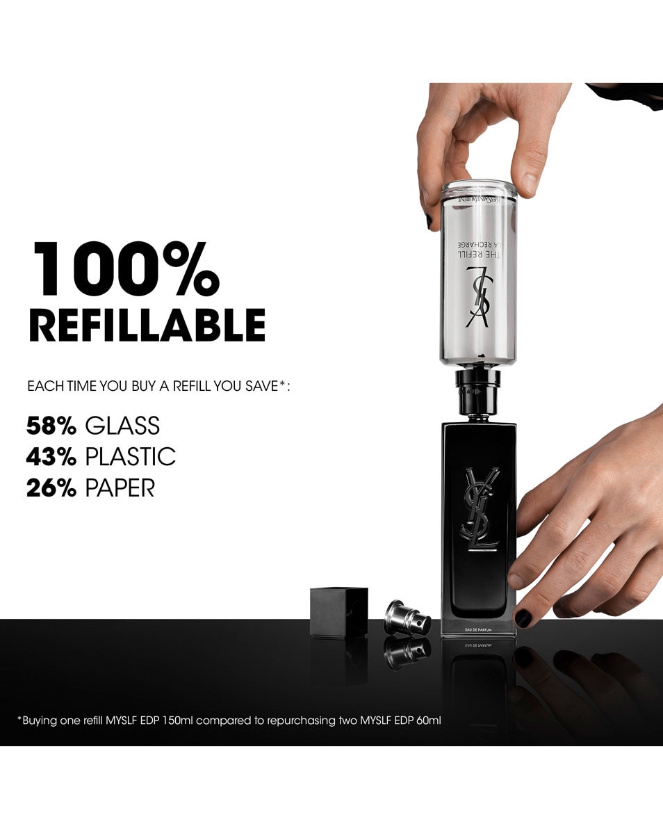 YVES SAINT LAURENT MYSLF Eau De Parfum - Navulbaar Herenparfum 60 ML