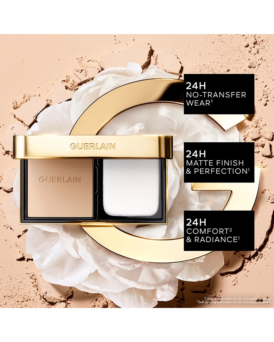 GUERLAIN PARURE GOLD SKIN CONTROL HIGH PERFECTION MATTE COMPACTE FOUNDATION 0N NEUTRAL/NEUTRE 5