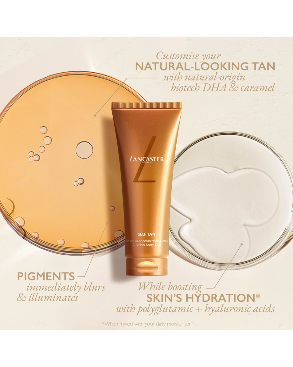 LANCASTER Sun Self Tan Golden Body Gel 125 ML 5