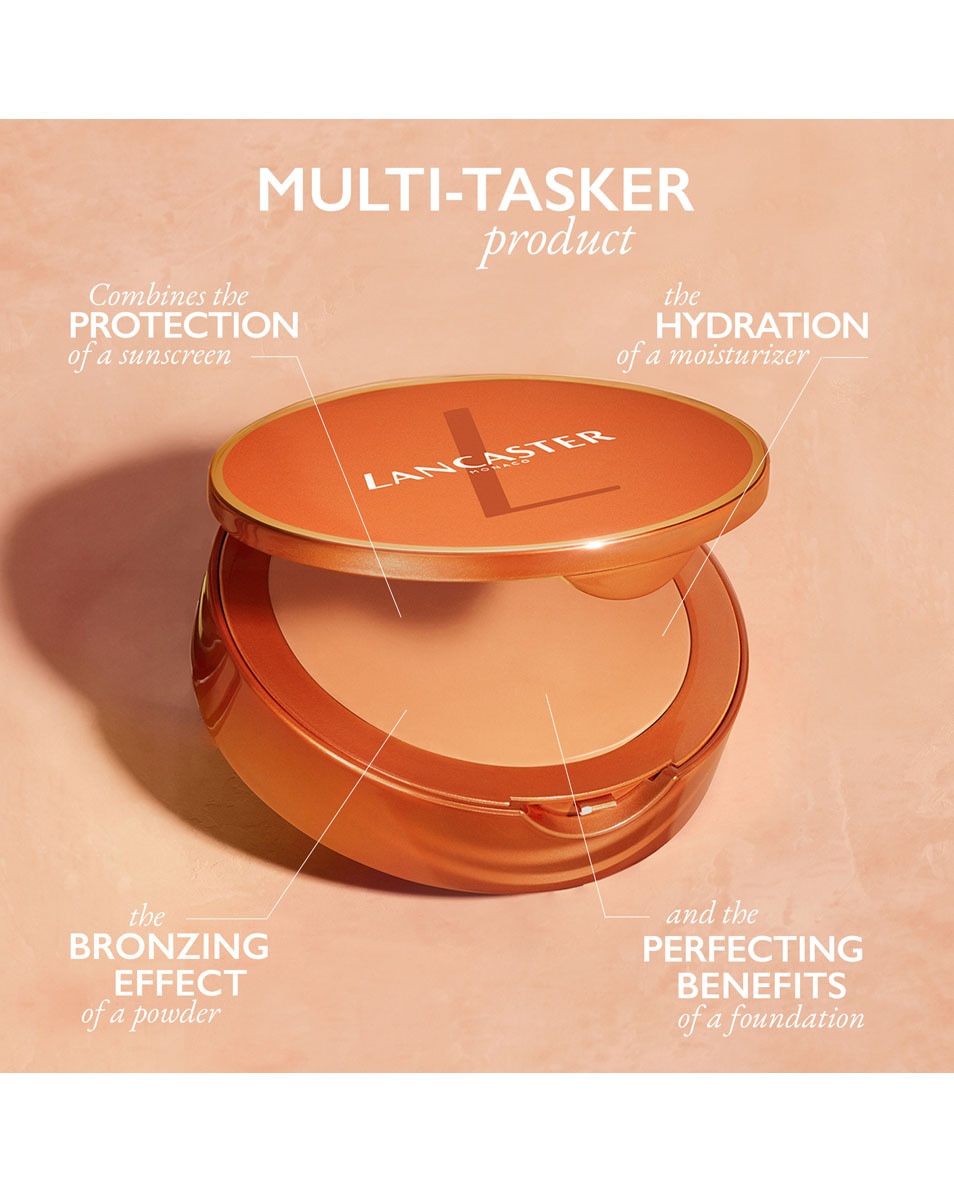LANCASTER Infinite Bronze Tinted Protection Sunlight Compact Cream SPF50 9 G 5