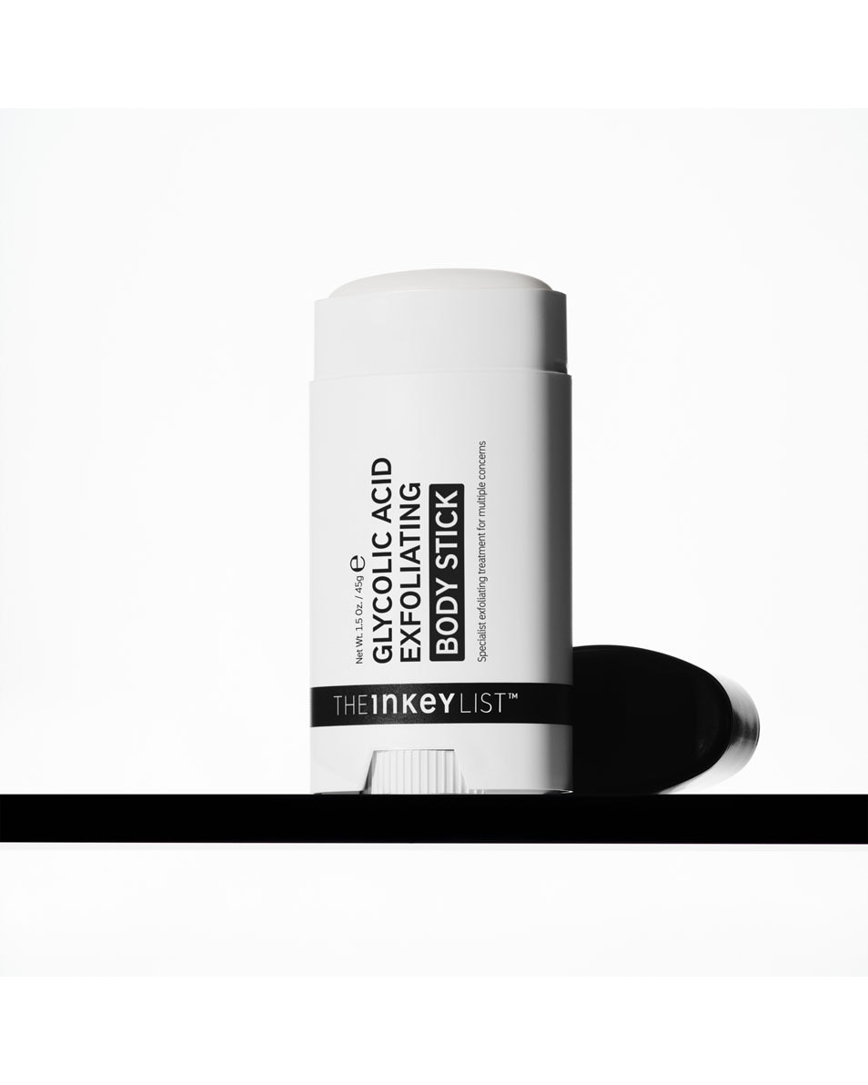 The Inkey List Body Care Exfoliërende bodystick met glycolzuur 45 G