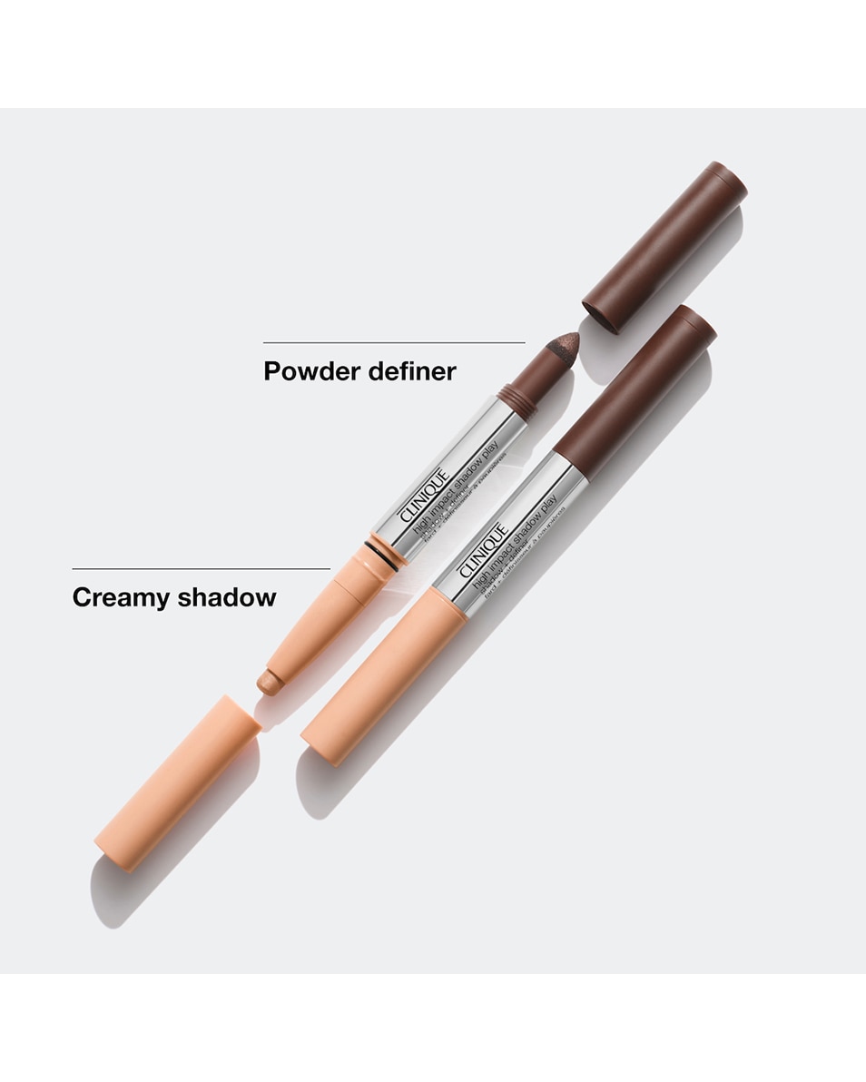CLINIQUE High Impact Shadow Play™ Shadow + Definer Oogschaduwstick - gepigmenteerd & crèmeachtige finish DOUBLE LATTE 5