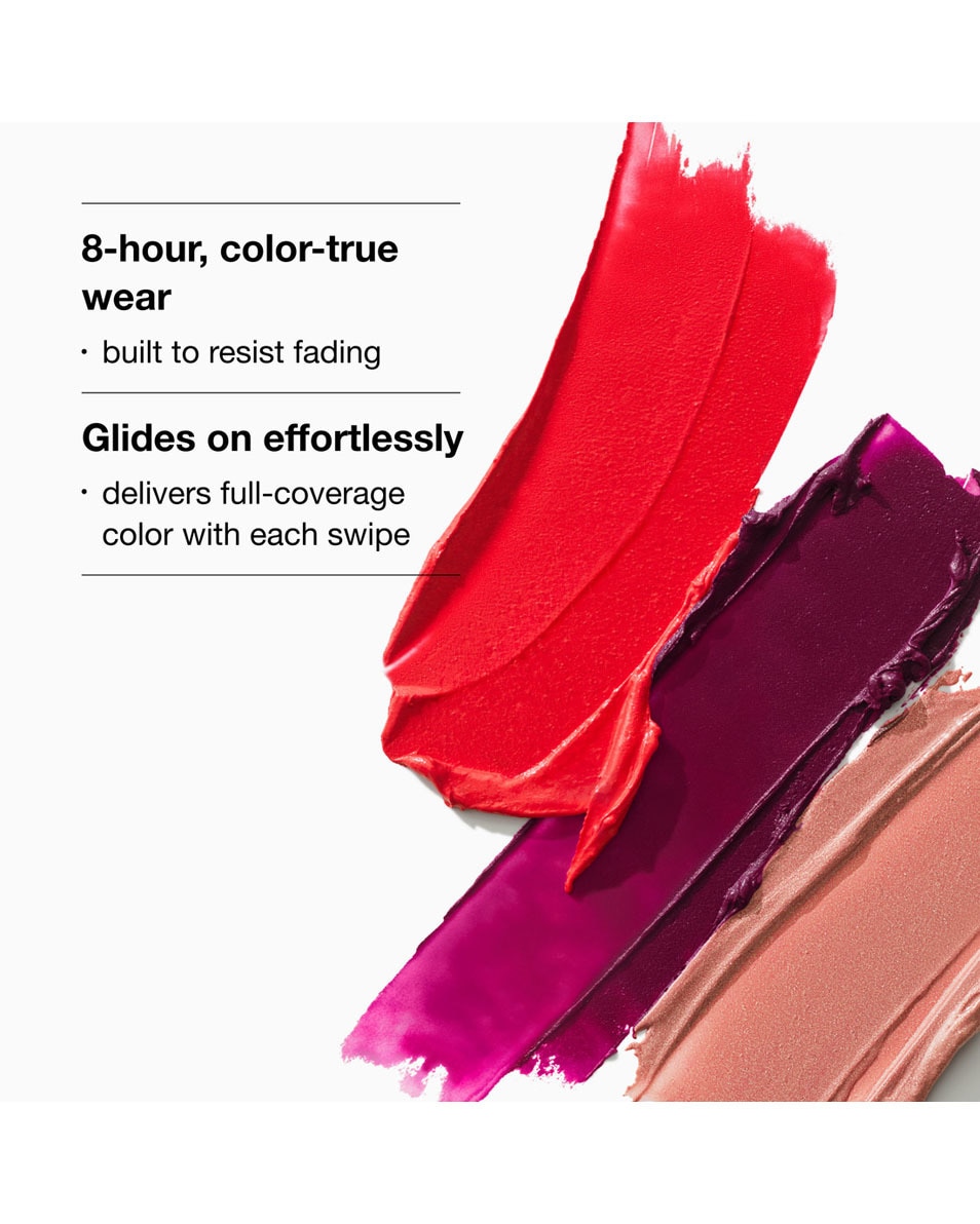 CLINIQUE PopTM Longwear Lipstick Lippenstift - langhoudende kleur, gepigmenteerd & met primer Melon Pop