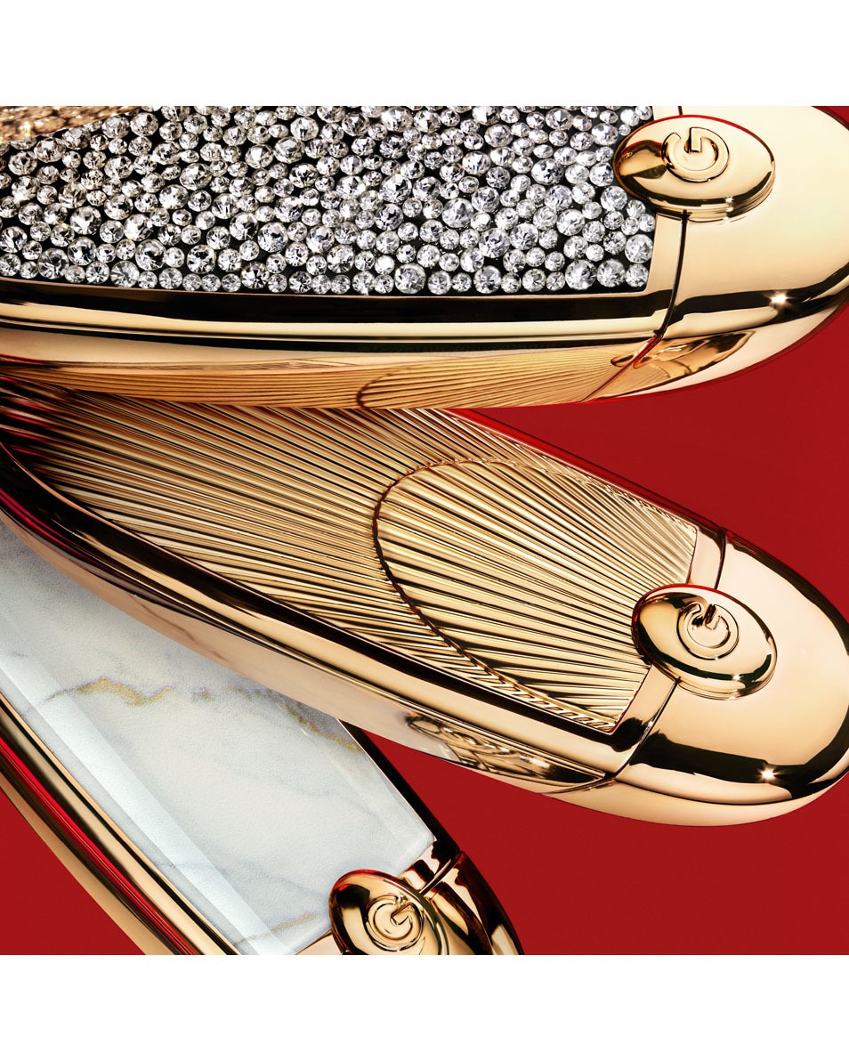 GUERLAIN ROUGE G De sierlijke case met een dubbel spiegeltje TRANSLUCENT 5