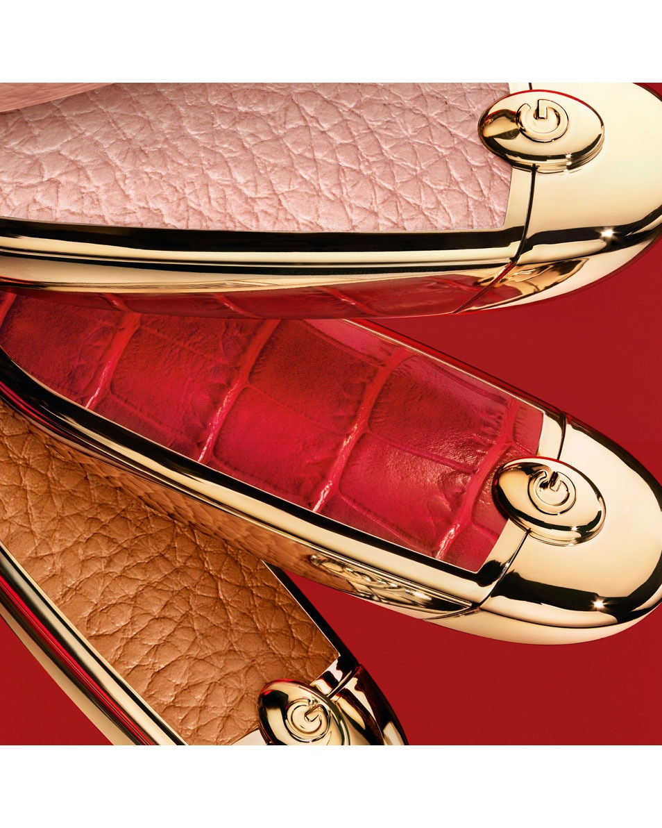 GUERLAIN ROUGE G De sierlijke case met een dubbel spiegeltje LE CROCO 5