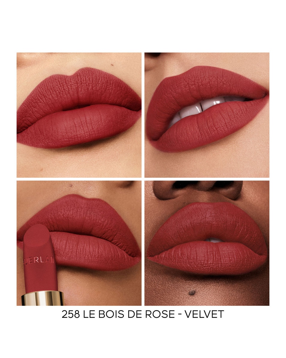 GUERLAIN Rouge G Refill - De personaliseerbare, uiterst verzorgende lipstick 258 LE BOIS DE ROSE – VELVET