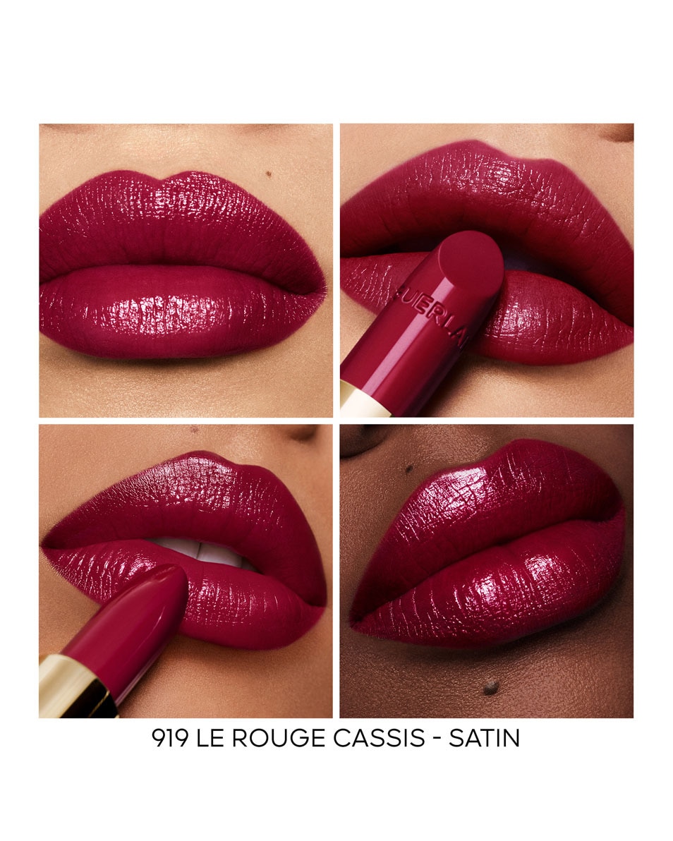 GUERLAIN Rouge G Refill - De personaliseerbare, uiterst verzorgende lipstick 919 LE ROUGE CASSIS - SATIN 5