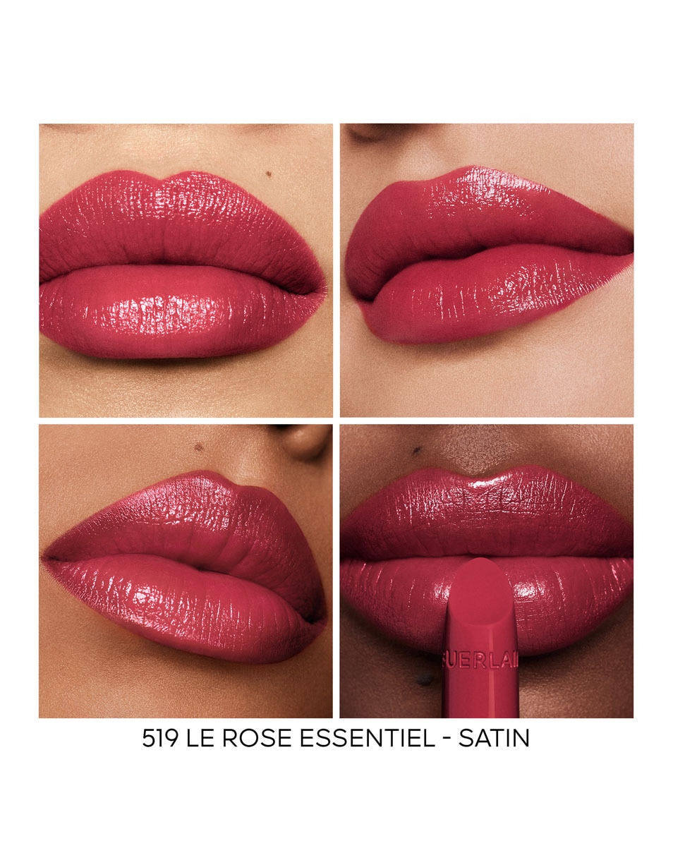 GUERLAIN Rouge G Refill - De personaliseerbare, uiterst verzorgende lipstick 519 LE ROSE ESSENTIEL - SATIN 5