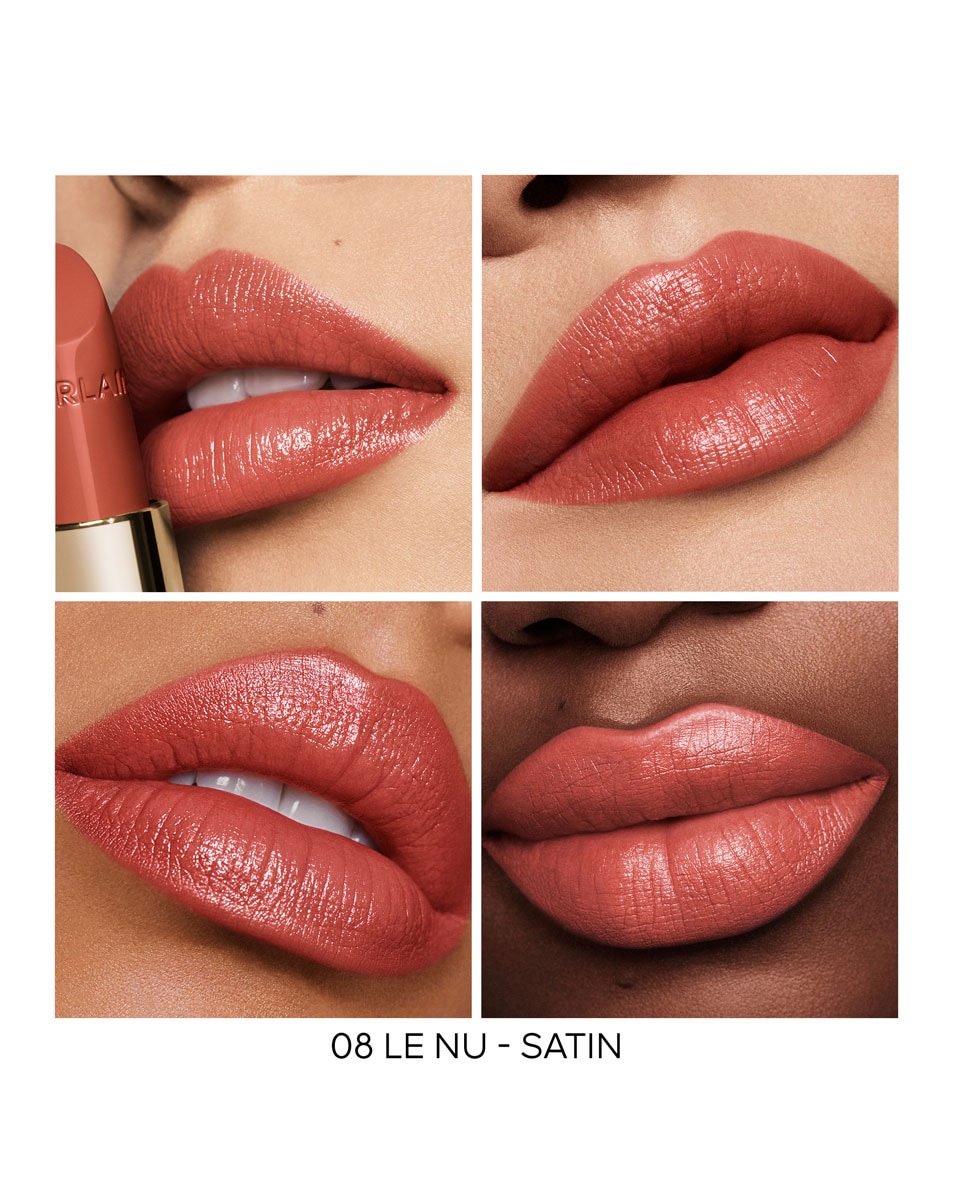 GUERLAIN Rouge G Refill - De personaliseerbare, uiterst verzorgende lipstick 08 LE NU - SATIN 5