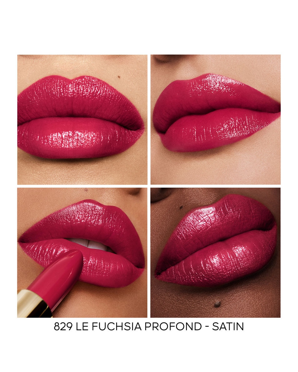 GUERLAIN Rouge G Refill - De personaliseerbare, uiterst verzorgende lipstick 829 LE FUCHSIA PROFOND - SATIN 5