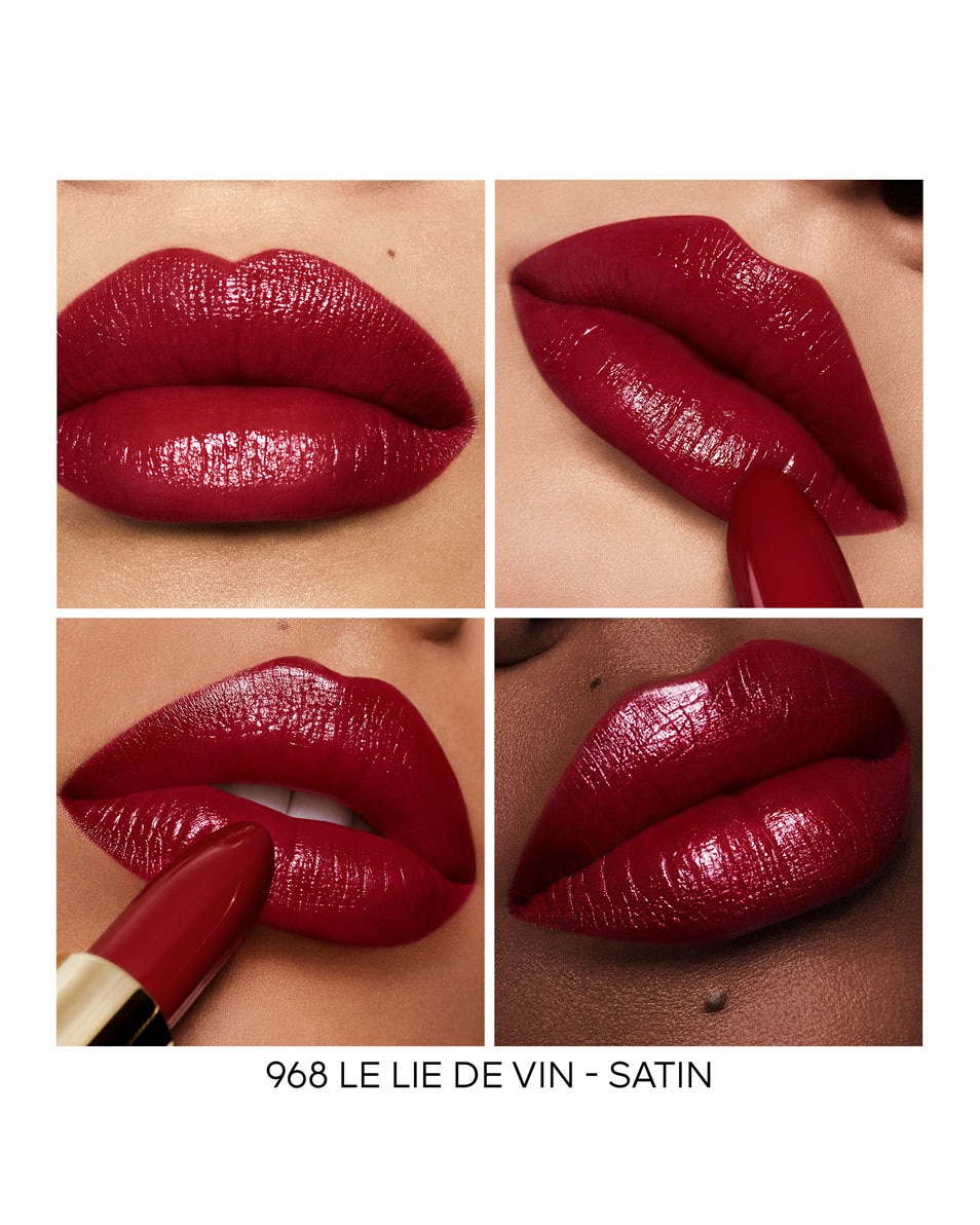 GUERLAIN Rouge G Refill - De personaliseerbare, uiterst verzorgende lipstick 968 LE LIE DE VIN - SATIN 5