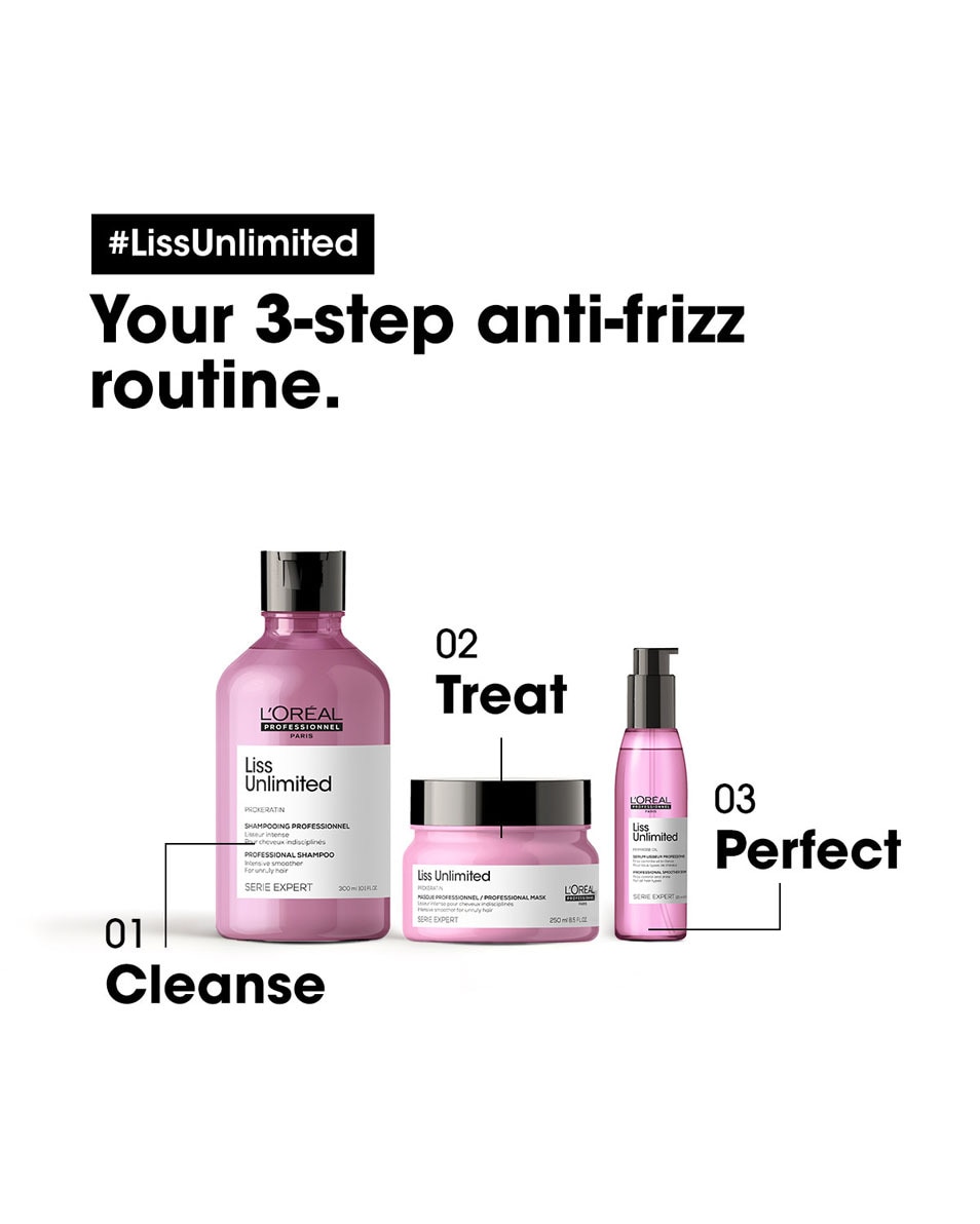 L'OREAL PROFESSIONNEL Liss Unlimited Shampoo voor weerbarstig haar 300 ML 5