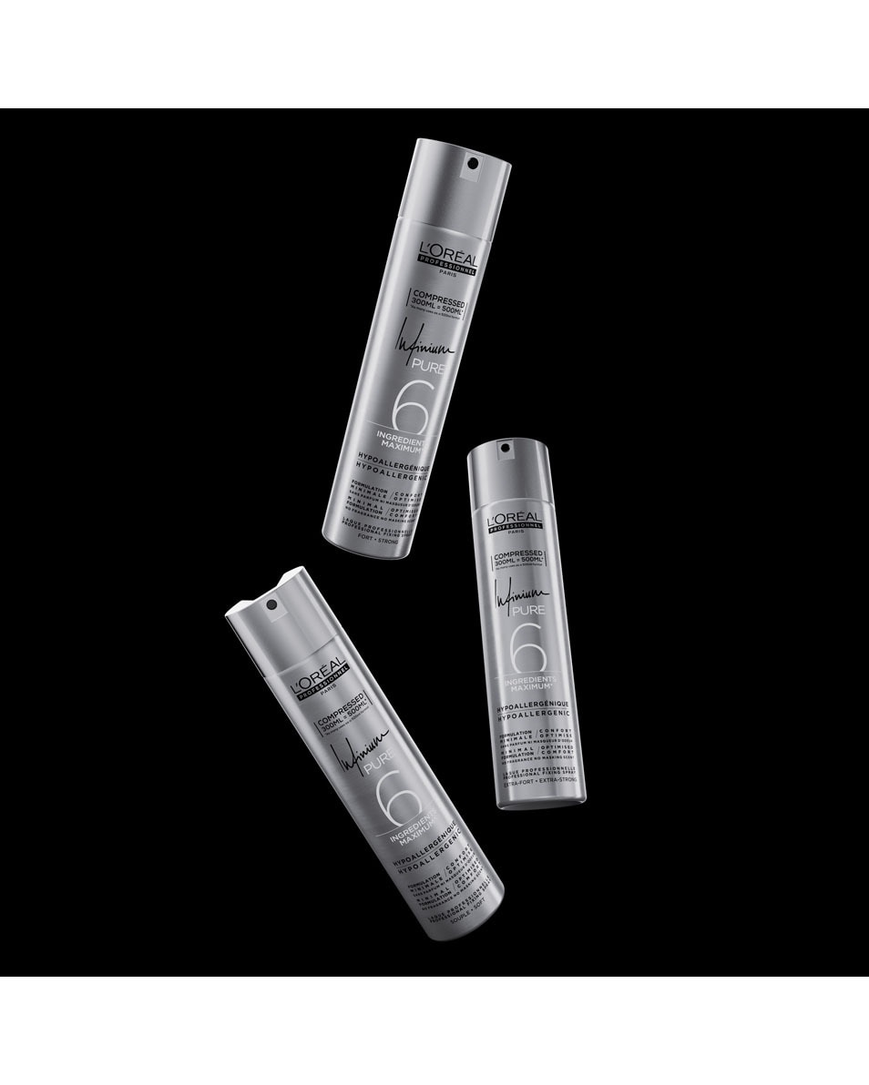 L'OREAL PROFESSIONNEL L'Oréal Professionnel Infinium Pure Soft Hypoallergene haarspray met een lichte hold 300 ML 5