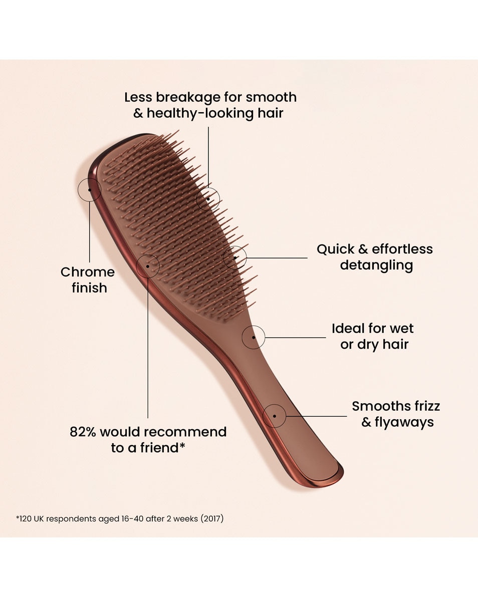TANGLE TEEZER Ultimate Detangler Chrome Chocolate Bronze 1 ST