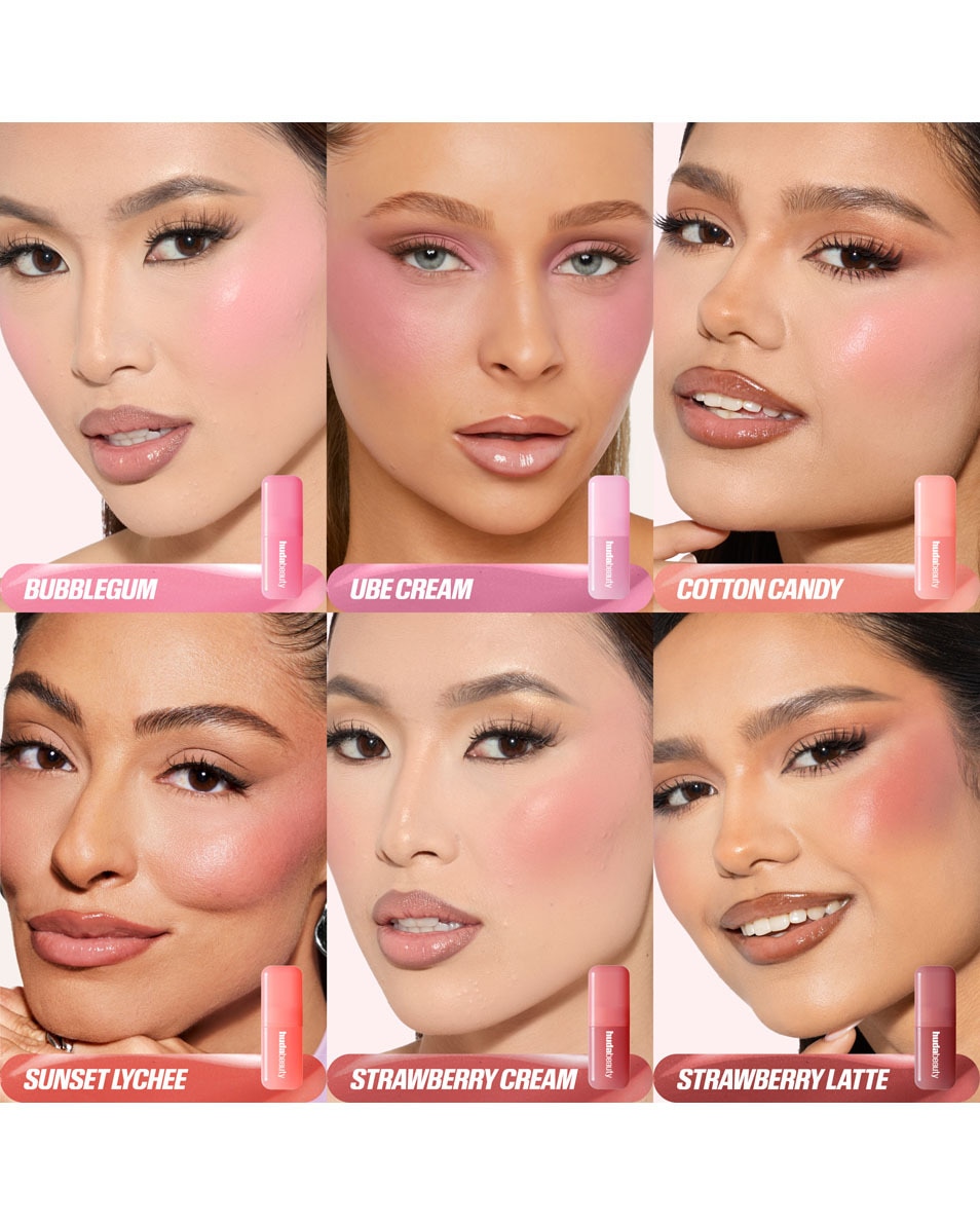 HUDA BEAUTY BLUSH FILTER LIQUID BLUSH UBE BIRTHDAY CAKE 5