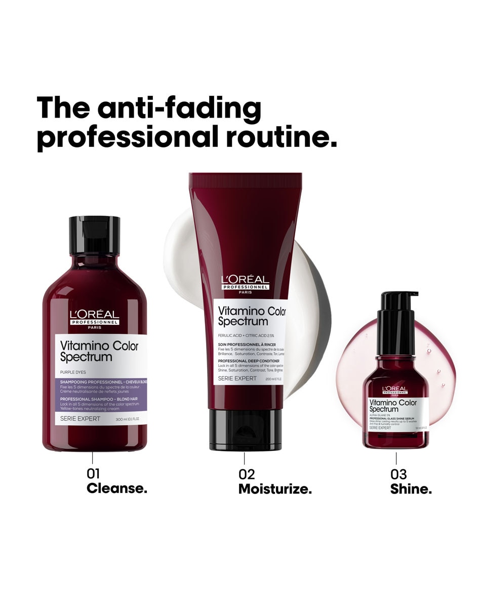 L'OREAL PROFESSIONNEL Vitamino Color Spectrum Paarse Shampoo - Voor Blonde Haarkleuren 300 ML 5