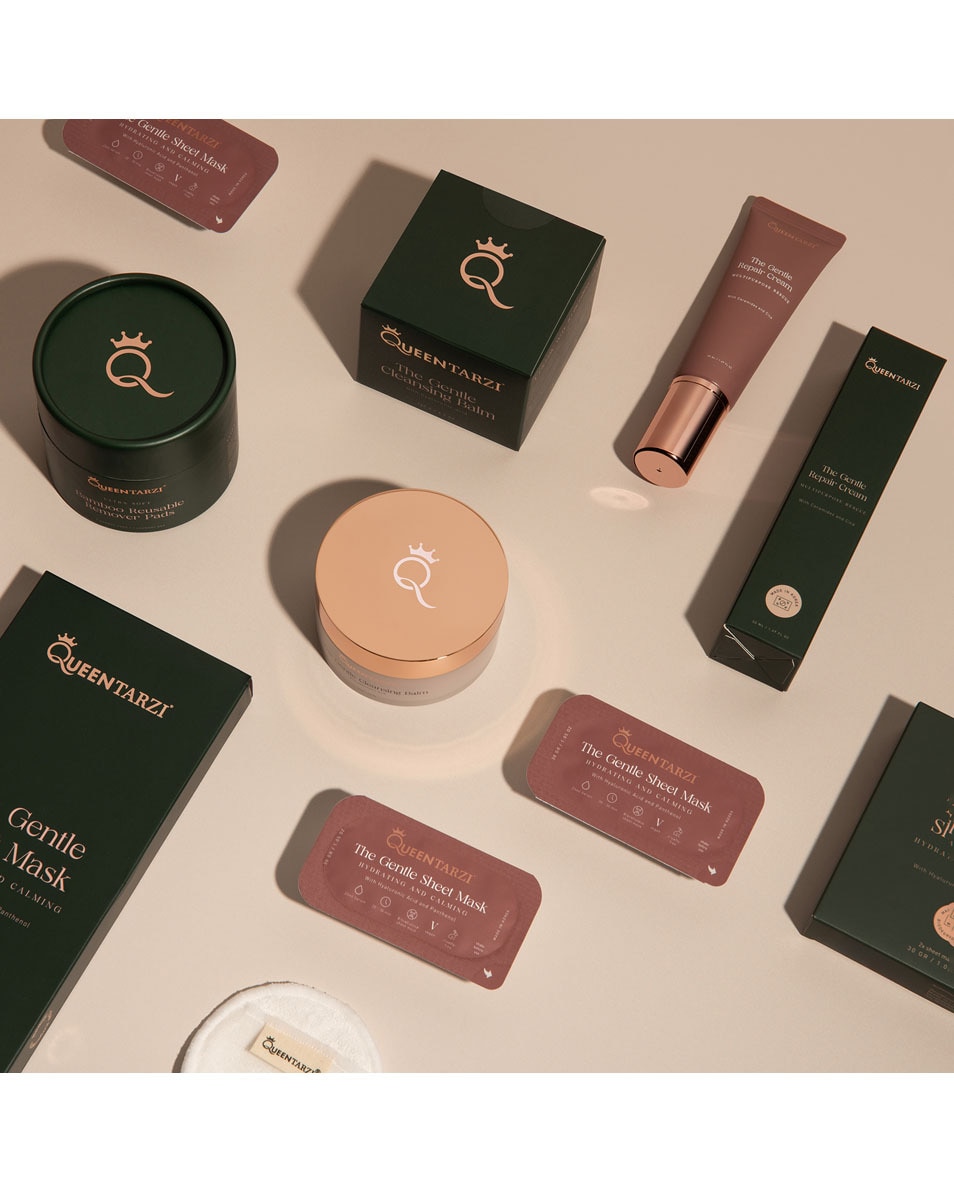 QUEEN TARZI NATURAL GLAM THE GENTLE SHEET MASK 2 ST 5