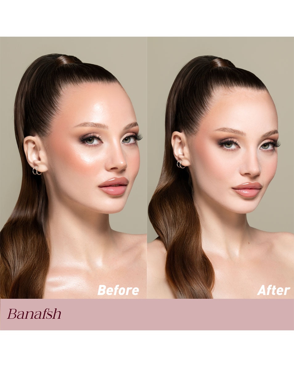 QUEEN TARZI The Dream Pressed Powder Translucent, Blurring & Brightening Pressed Powder Banafsh 5