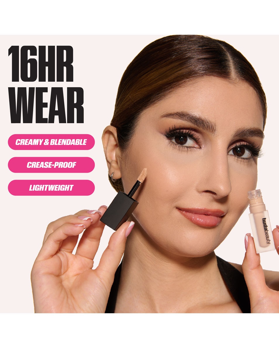 HUDA BEAUTY #FAUXFILTER MINI LUMINOUS MATTE LIQUID CONCEALER 6.3N Praline 5