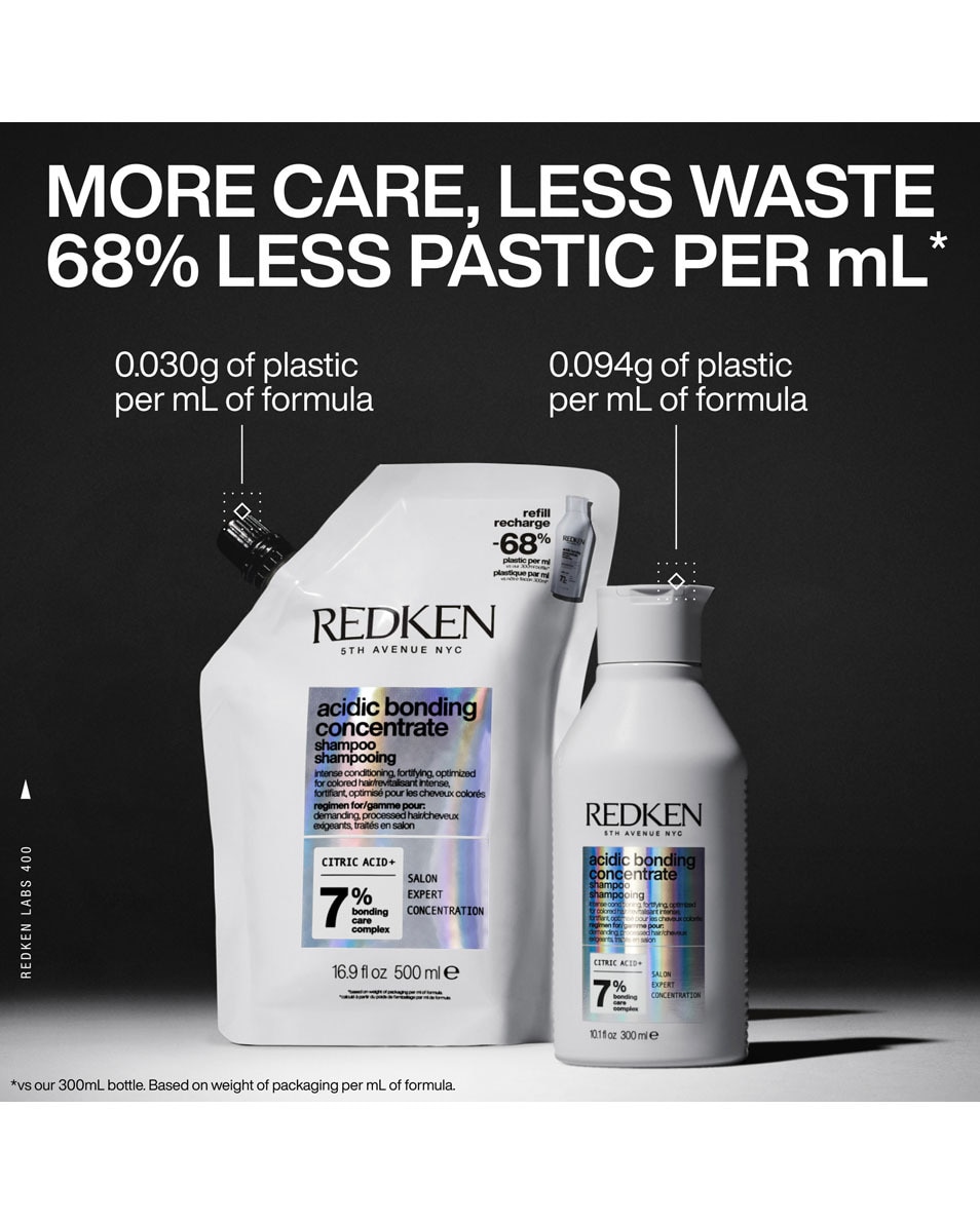 REDKEN Acidic Bonding Concentrate Shampoo refill - voor beschadigde en veeleisend haar 500 ML 5