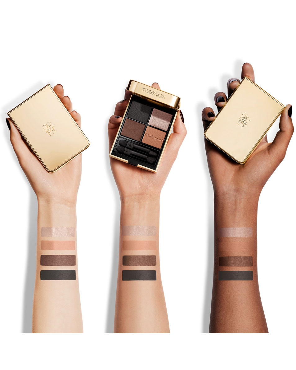 GUERLAIN OMBRES G Oogschaduw palette met 4 tinten 131 Birdy Beige 5