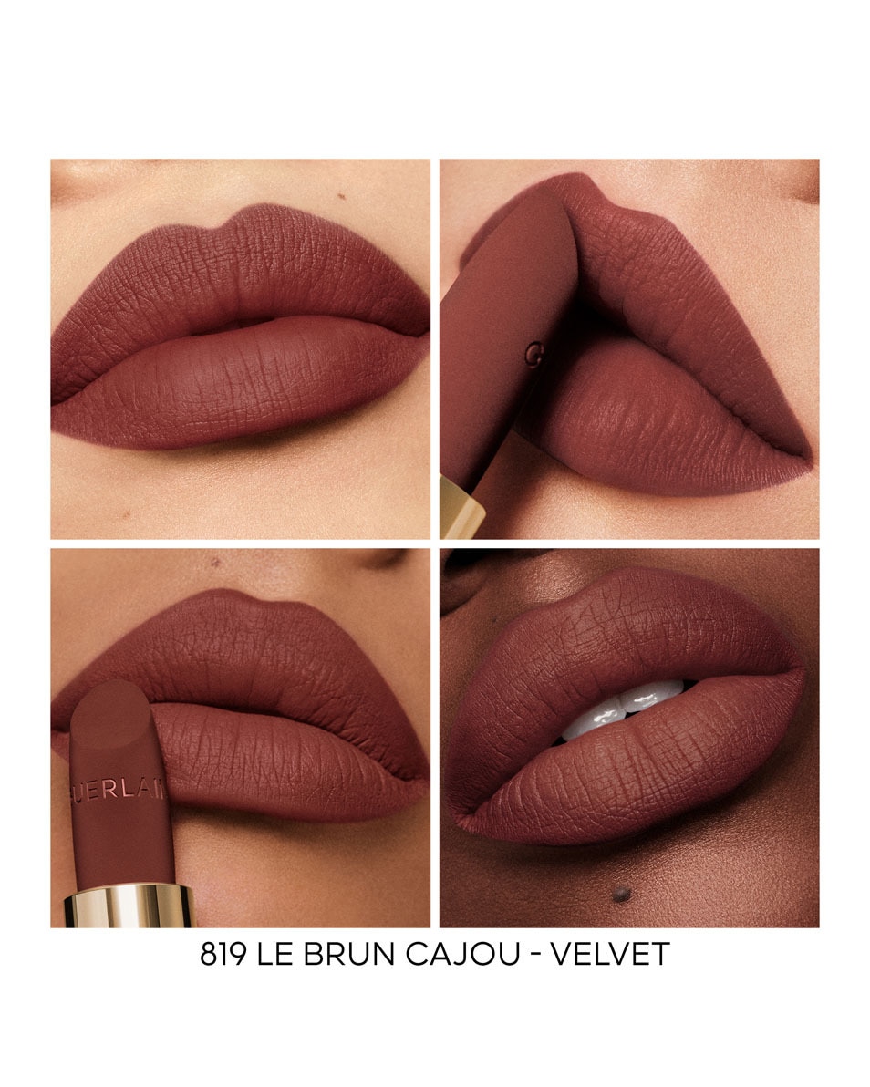 GUERLAIN ROUGE G De navulling - De personaliseerbare, uiterst verzorgende lipstick 819 LE BRUN CAJOU – VELVET 5