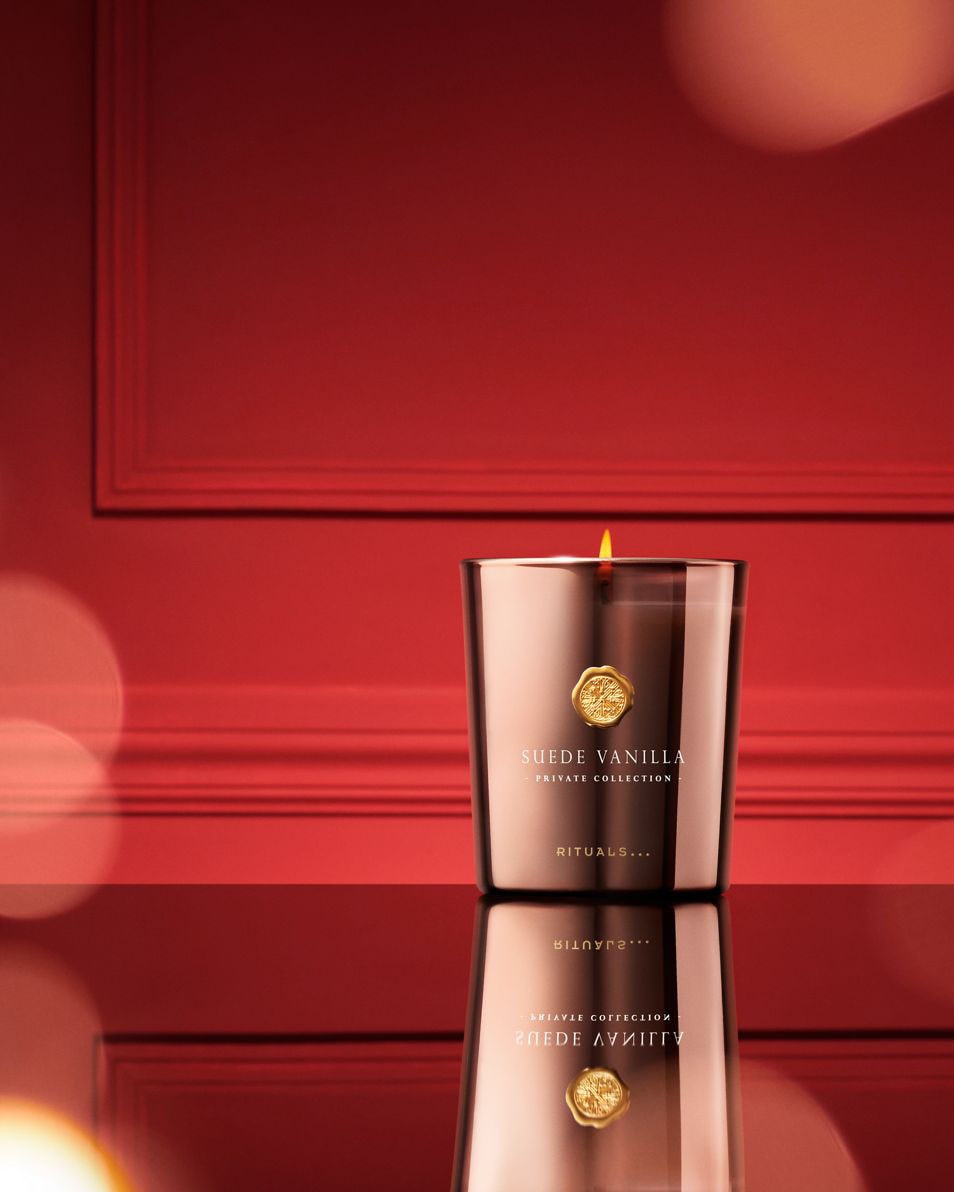 Suede Vanilla geurkaars
