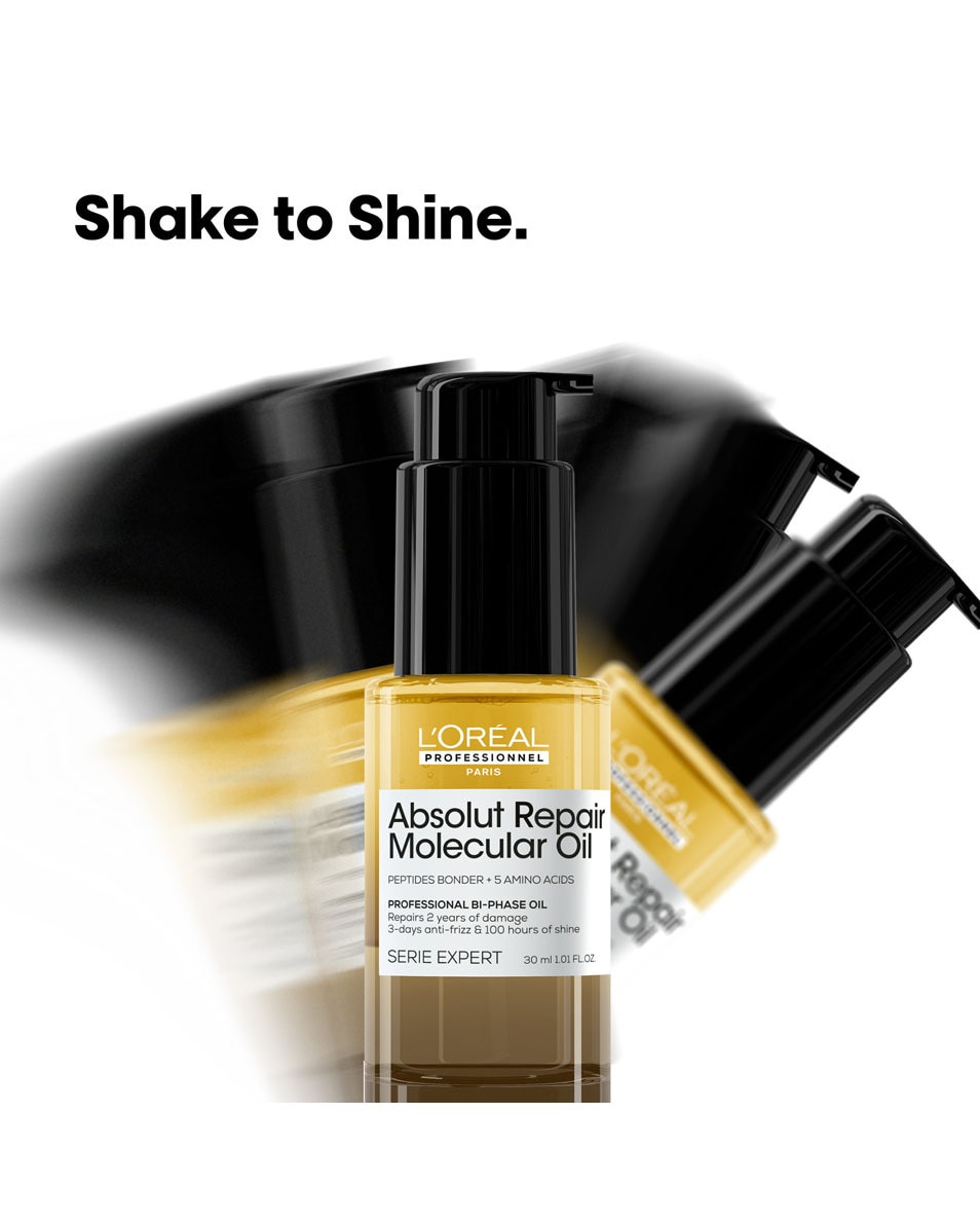 L'OREAL PROFESSIONNEL Absolut Repair Molecular Bi-phase haarolie - voor alle beschadigde haartypes 30 ML