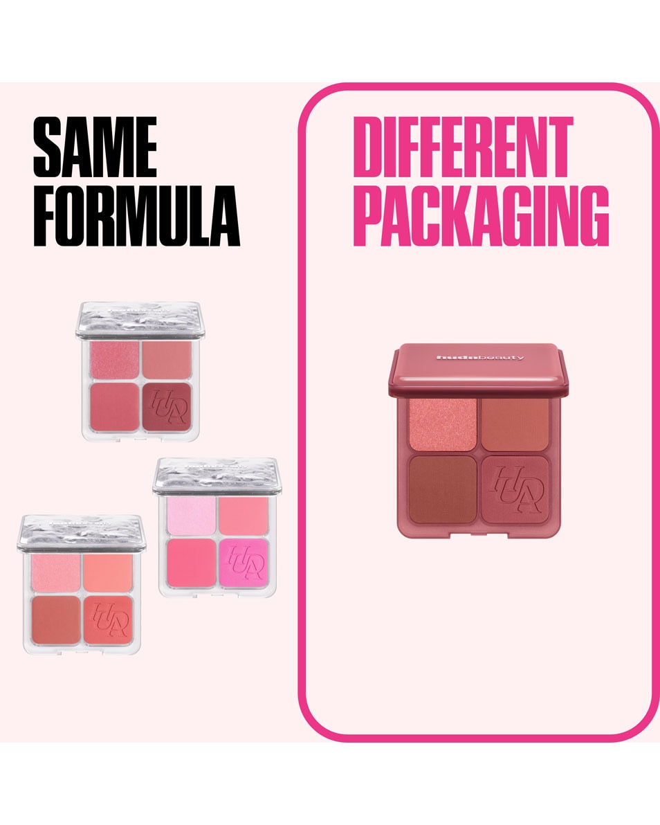 HUDA BEAUTY BLUSH FILTER Blurring Blushlighter Palette BABY PINK