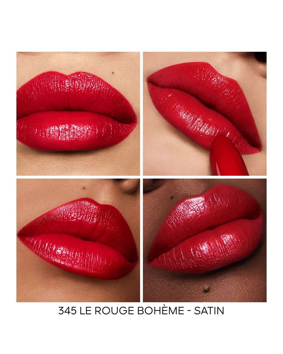 GUERLAIN ROUGE G De navulling De personaliseerbare, buitengewoon verzorgende lipstick 345 LE ROUGE BOHÈME – SATIN 5