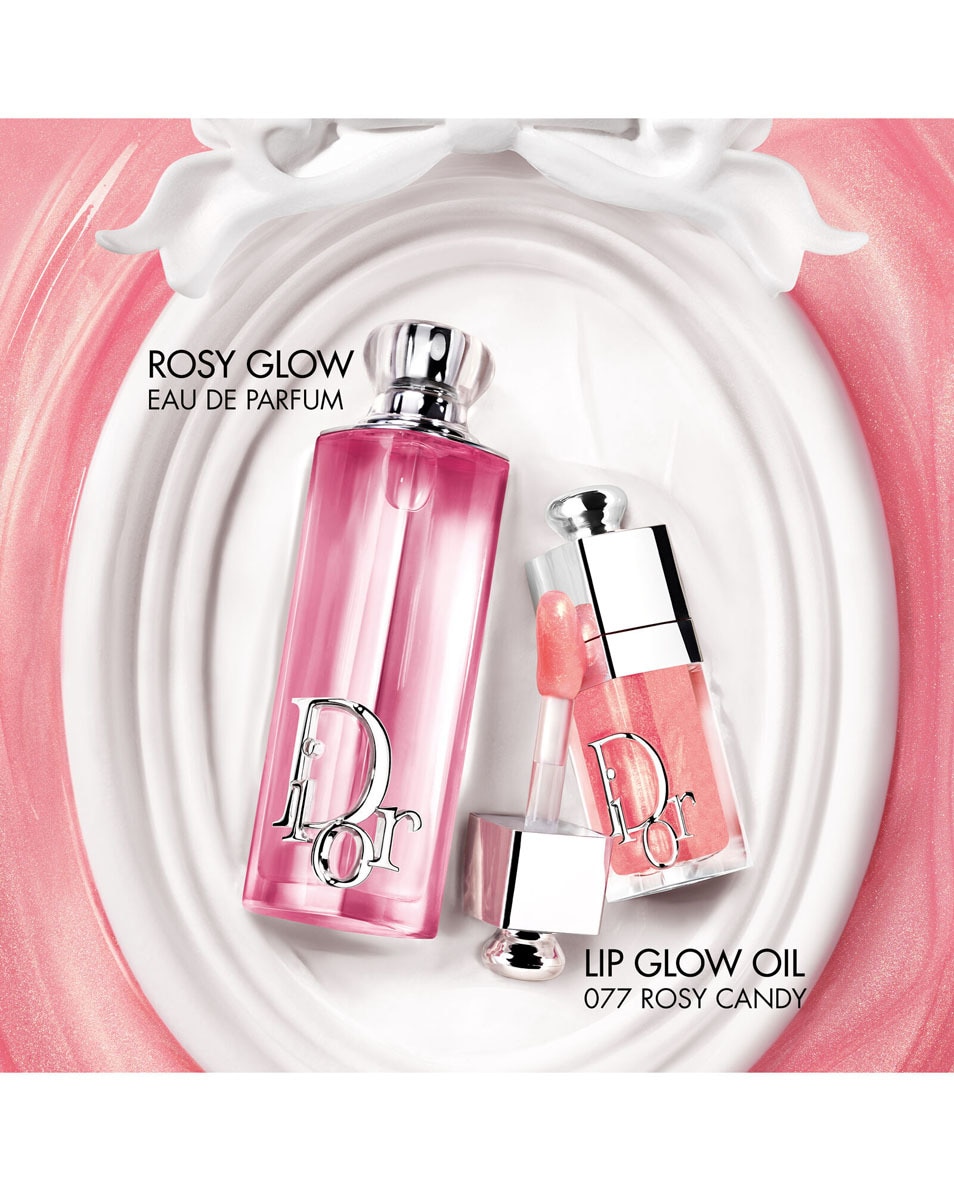 DIOR Dior Addict Lip Glow Oil Lipolie - 24u hydratatie - 3 ultra-glanzende finishes 077 Rosy Candy - Sparkly 5