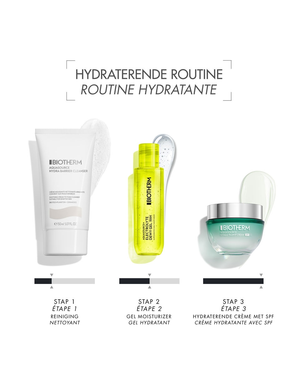 BIOTHERM Aquasource Hyalu Plump Crème Spf30 – Langdurige Hydratatie En Hoge Uv-Bescherming – Verrijkt Met Hyaluronzuur Duo 50 ML 5