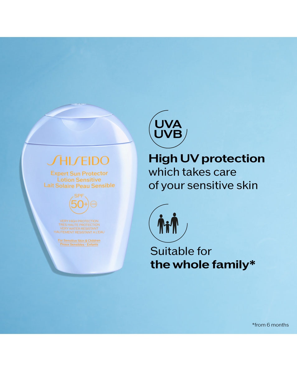 SHISEIDO Expert Sun Protector Lotion Sensitive SPF50+ 150 ML 5