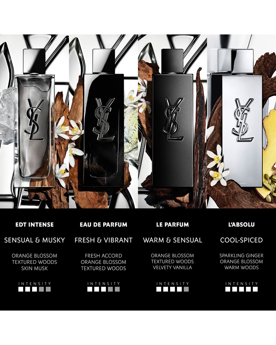 YVES SAINT LAURENT Myslf Eau De Toilette Intense - Houtachtig Parfum Voor Heren 60 ML