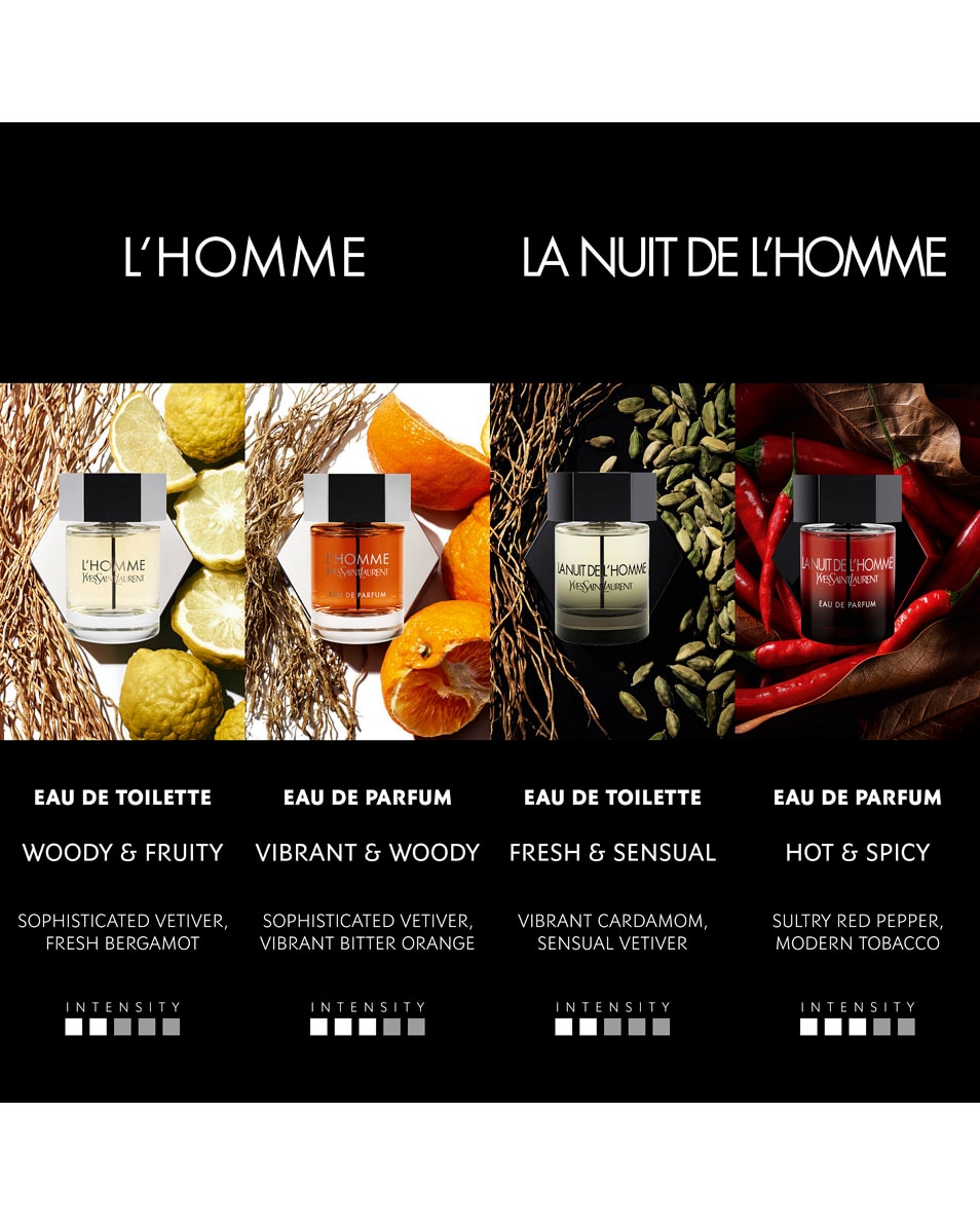 YVES SAINT LAURENT La Nuit De L'Homme Eau De Parfum - Amberachtig Parfum Voor Heren 60 ML