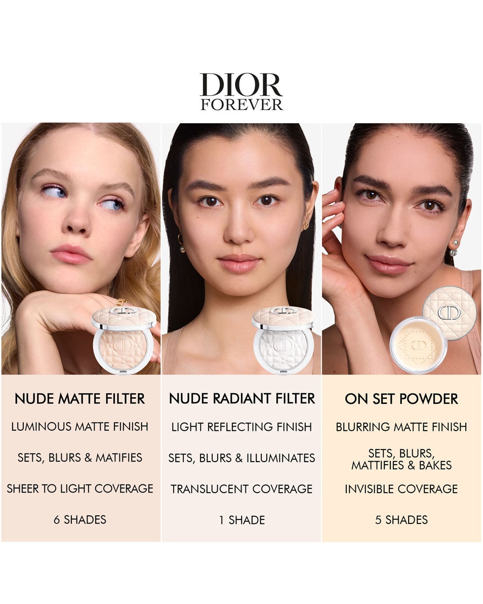 DIOR Dior Forever On Set Powder Los fixatie poeder - onzichtbare matte, vervagende finish 02 Light 5