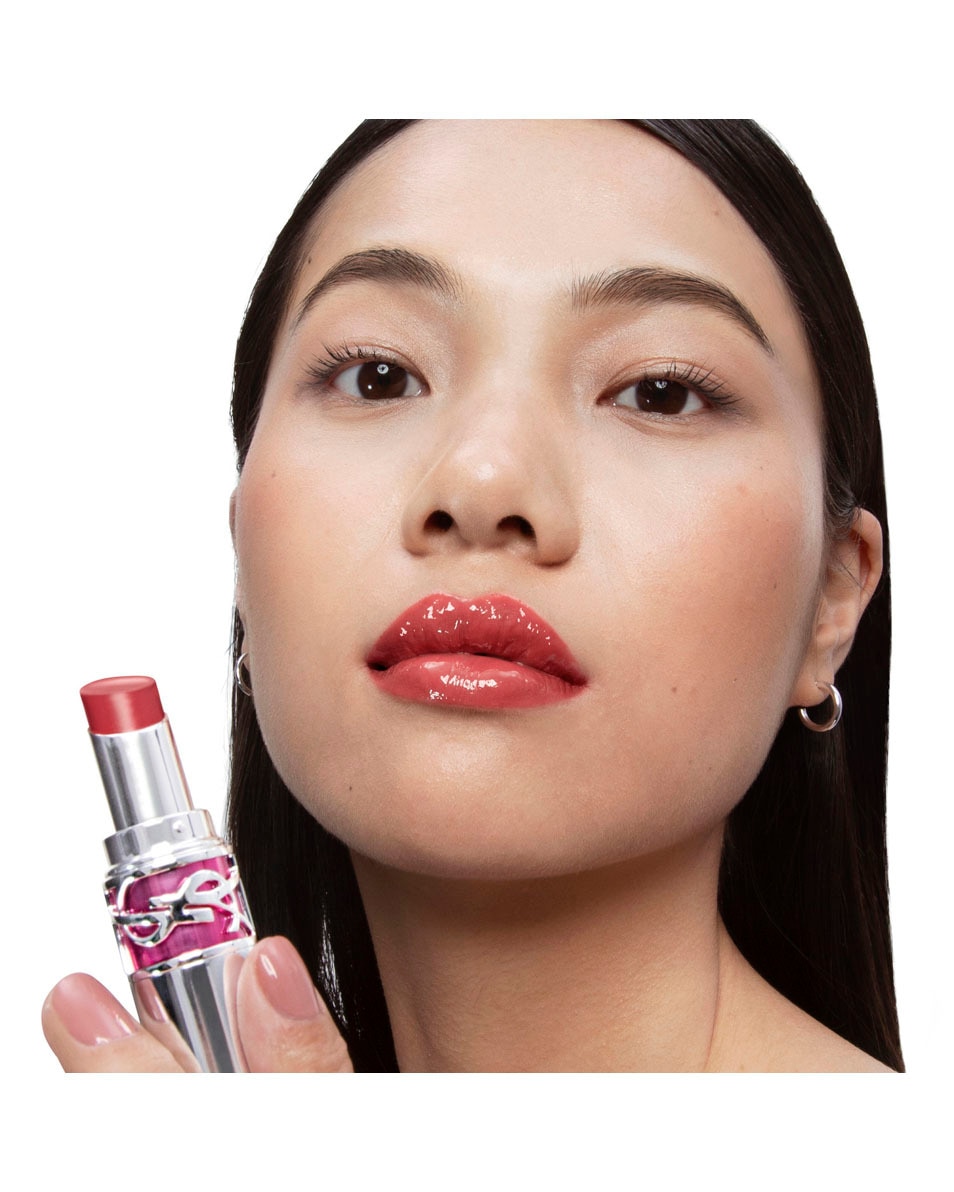 YVES SAINT LAURENT Ysl Loveshine Candy Glaze Lip Gloss Stick - 5 5 Pink Satisfaction 6