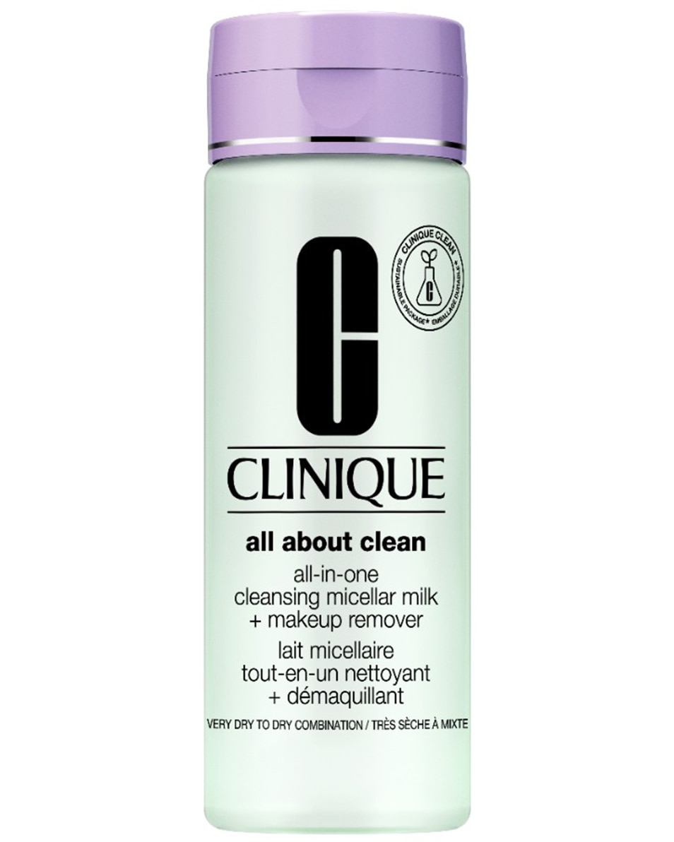 CLINIQUE All About Clean™ All-in-One Cleansing Micellar Milk + Makeup Remover MICELLAIRE GEZICHTSREINIGER & MAKE-UP REMOVER - ZEER DROGE TOT GEMENGDE HUID 200 ML