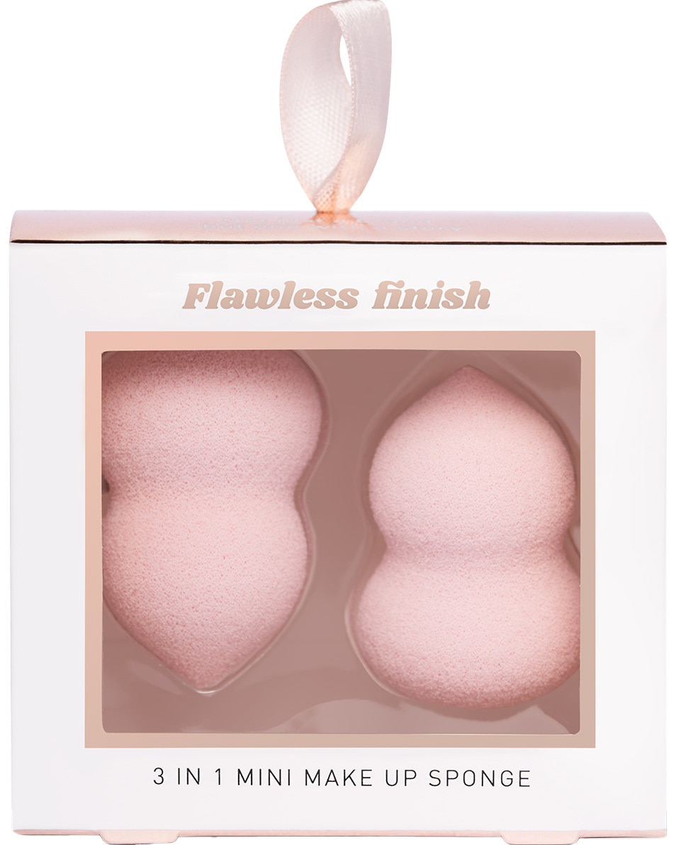 QUEEN TARZI MAKEUP SPONGE FLAWLESS FINISH 3-IN-1 MINI MAKEUP SPONGE 2 ST