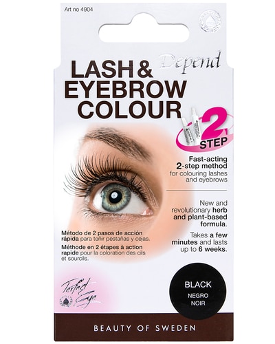 DEPEND EYE LASH & EYEBROW COLOUR Â WIMPER- WENKBRAUWVERF 01 black