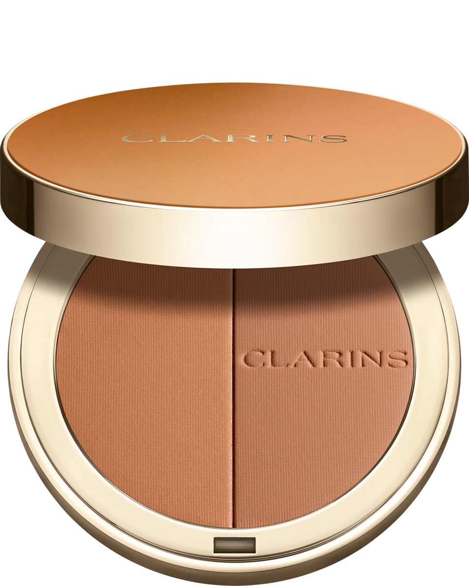 CLARINS MAKE UP BRONZING POWDER EVER BRONZE COMPACT POWDER 03-DARK