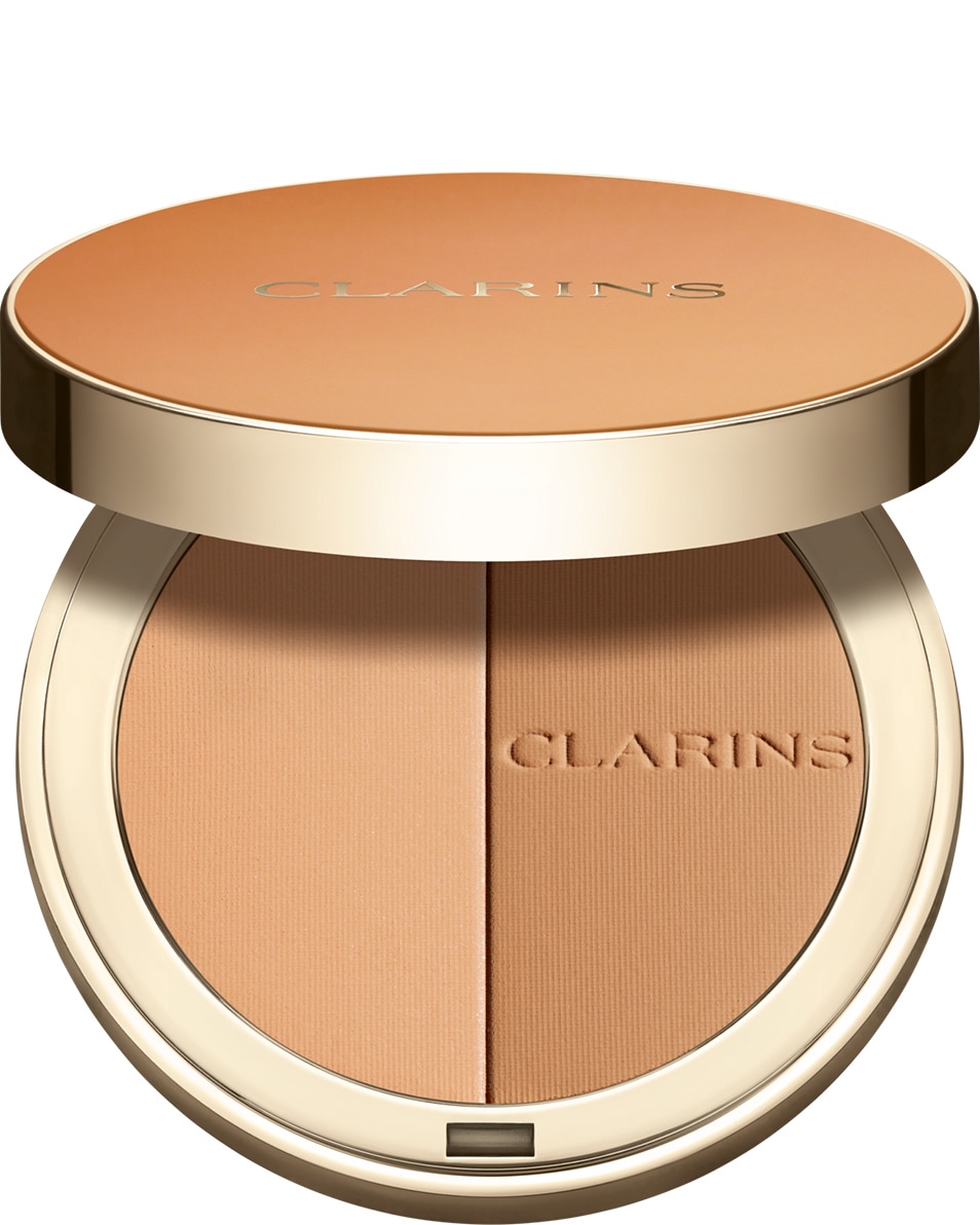 CLARINS MAKE UP BRONZING POWDER EVER BRONZE COMPACT POWDER 02-MEDIUM