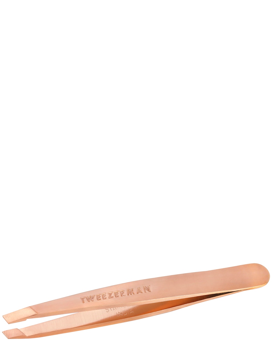 TWEEZERMAN MINI SLANT TWEEZER ROSE GOLD MINI SLANT TWEEZER ROSE GOUD 1 ST