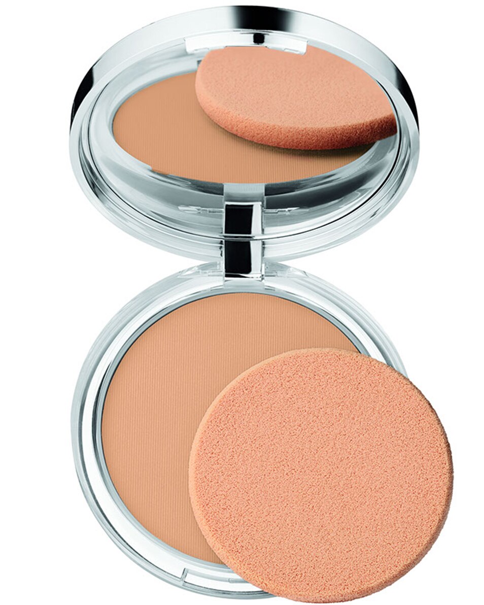 CLINIQUE SUPERPOWDER DOUBLE FACE POWDER & FOUNDATION COMPACT, VEELZIJDIG POEDER - MATTEREND & LANGHOUDEND Matte Honey