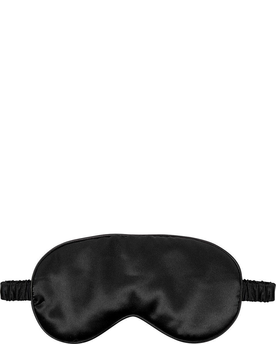 SATIN BEAUTY COLLECTION SATIN BEAUTY COLLECTION SATIJNEN SLAAPMASKER Black