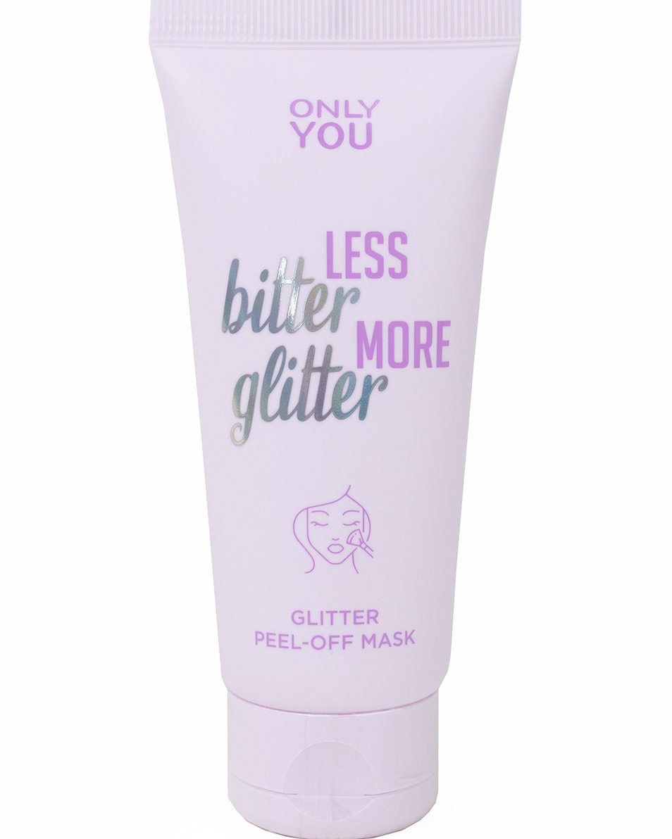 ONLY YOU FACE MASK LESS BITTER MORE GLITTER - GLITTER PEEL OFF FACE MASK 50 ML