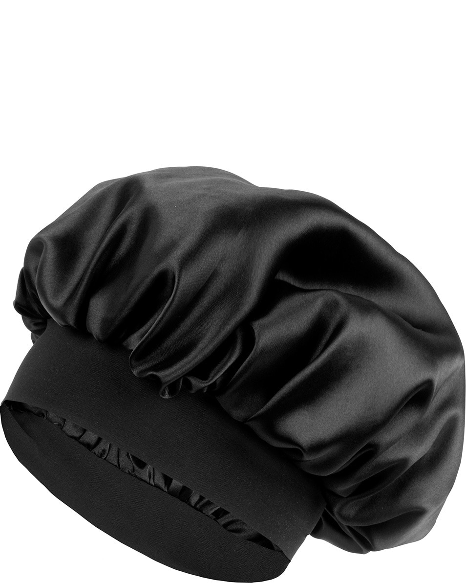 SATIN BEAUTY COLLECTION SATIN BEAUTY COLLECTION SATIJNEN BONNET Black
