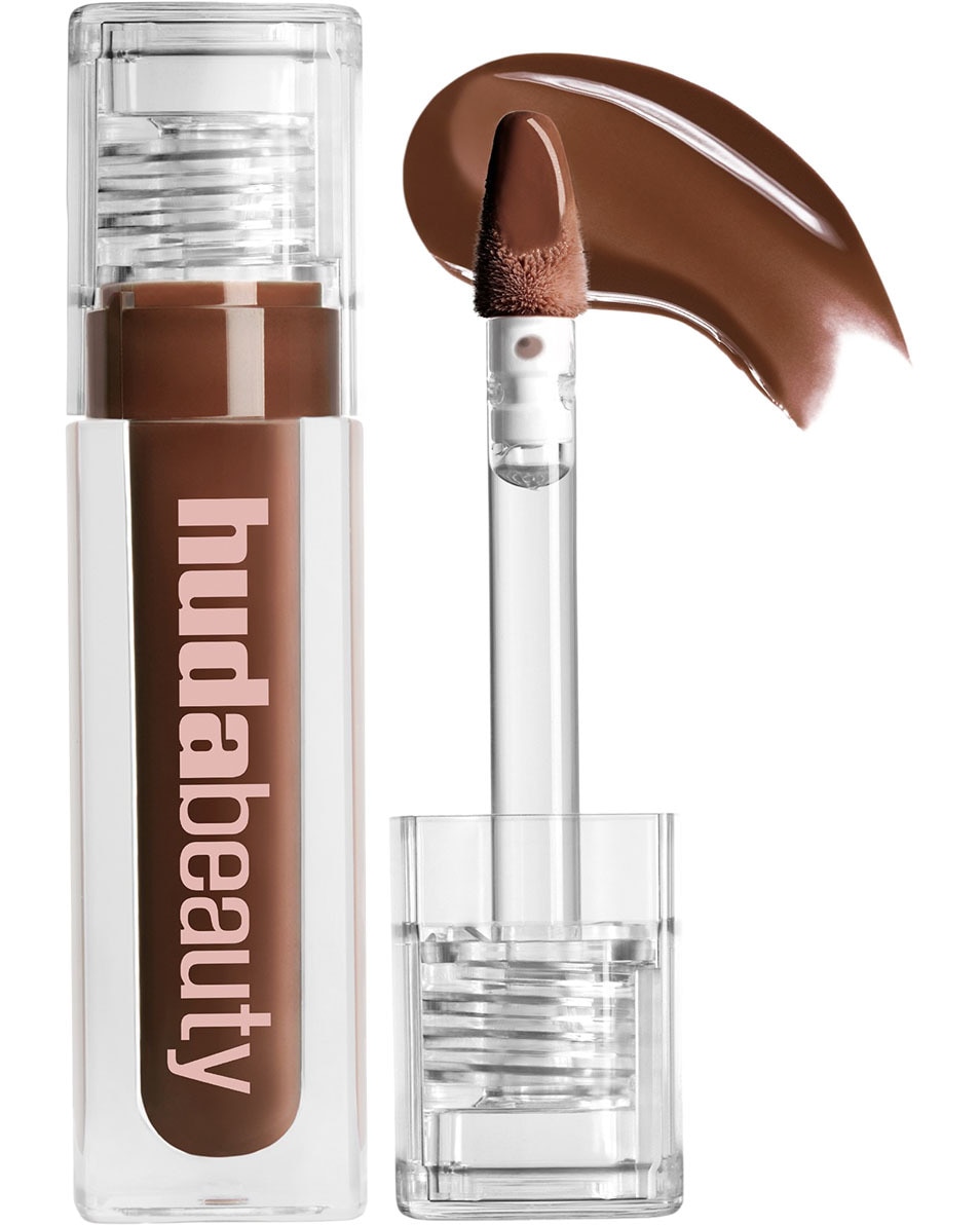 HUDA BEAUTY FAUX FILLER EXTRA SHINE LIP GLOSS COCO