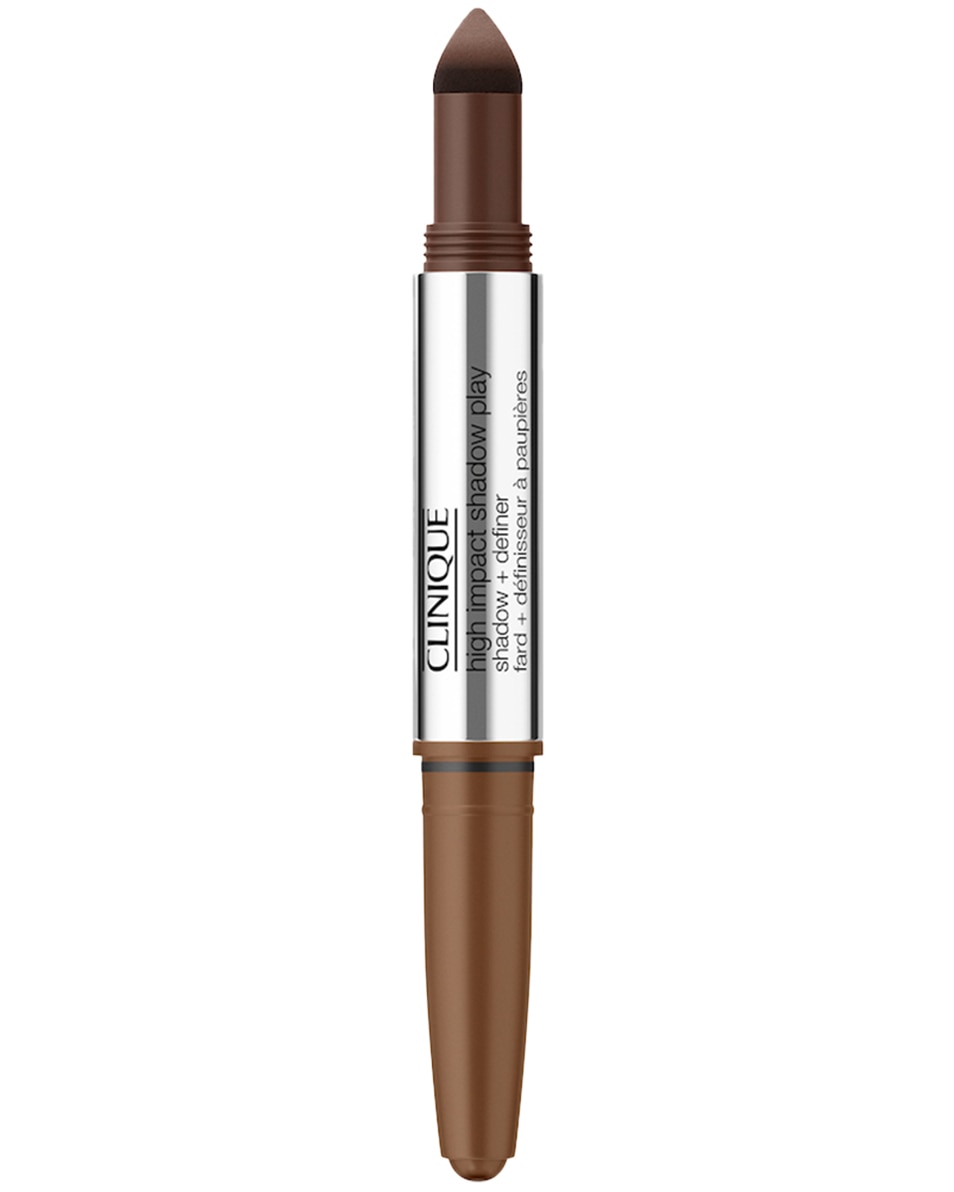 CLINIQUE High Impact Shadow Play™ Shadow + Definer Oogschaduwstick - gepigmenteerd & crèmeachtige finish RUM & COLA